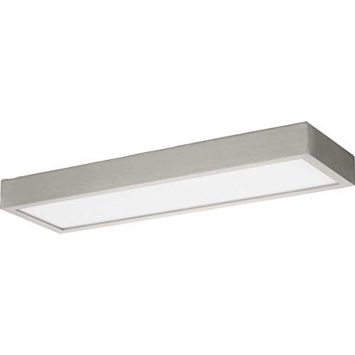 Progress P300304-009-CS Everlume LED 16-inch Brushed Nickel Modern Style Bath Vanity Wall or Ceiling Light with Selectable 3000K/4000K Light Color Alternate Image.jpg