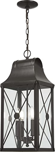 Minka-Lavery 73297-143C De Luz Four Light Outdoor Chain Hung, Oil Rubbed Bronze W/ Gold Highlights Alternate Image.jpg