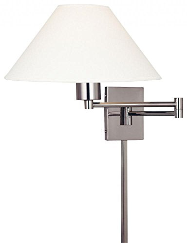 George Kovacs P4358-1-603 Boring LED Swing Arm Wall Lamp, Matte Brushed Nickel Alternate Image.jpg