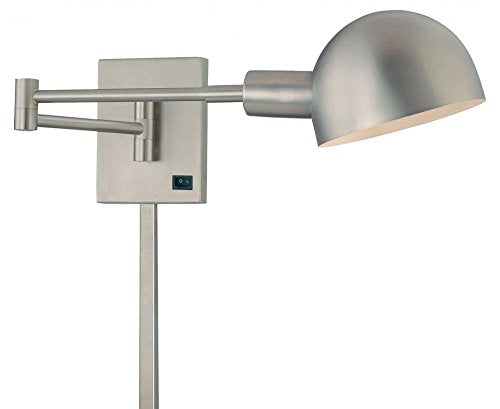 George Kovacs P600-3-603 Task Wall Sconces LED Swing Arm Wall Sconce, Matte Brushed Nickel Alternate Image.jpg