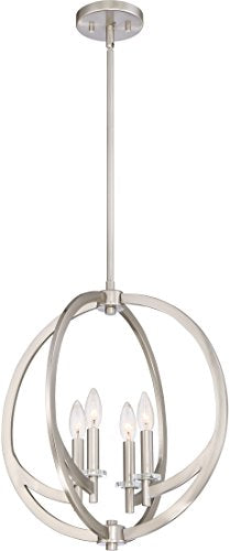 Quoizel ON2818BN Orion Four Light Pendant, Brushed Nickel Alternate Image.jpg