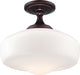 Minka-Lavery 2259-576 One Light Semi Flush Mount, Brushed Bronze Alternate Image.jpg