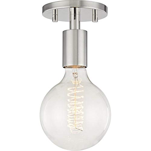 Mitzi H109601-PN Ava One Light Semi Flush Mount, Polished Nickel Alternate Image.jpg