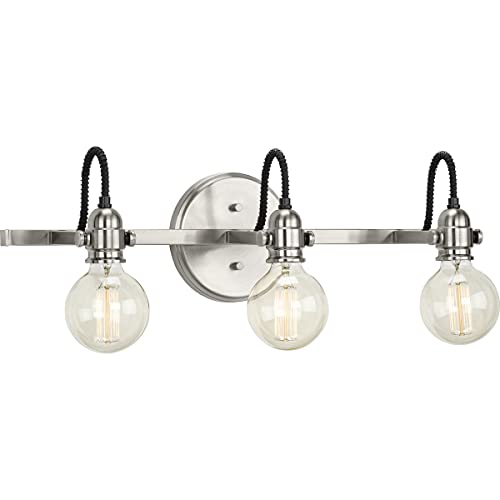 Progress P300191-009 Axle Collection Three-Light Brushed Nickel Vintage Style Bath Vanity Wall Light Alternate Image.jpg