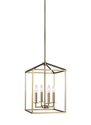 Generation Lighting 5215004EN-848 Perryton Four Light Hall / Foyer, Satin Brass Alternate Image.jpg