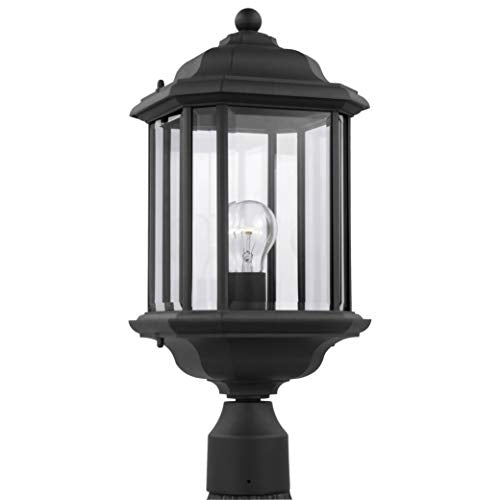 Generation Lighting 82029-12 Kent One Light Outdoor Post Lantern, Black Alternate Image.jpg