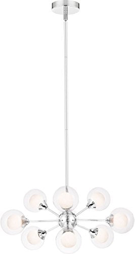 Quoizel PCSB5009C Spellbound Nine Light Chandelier, Polished Chrome Alternate Image 3.jpg