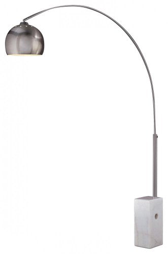 George Kovacs P054-084 George's Reading Room LED Arc Floor Lamp, Brushed Nickel Alternate Image.jpg