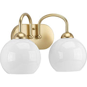 Progress P300085-078 Carisa Collection Two-Light Vintage Gold Opal Glass Mid-Century Modern Bath Vanity Light Alternate Image.jpg