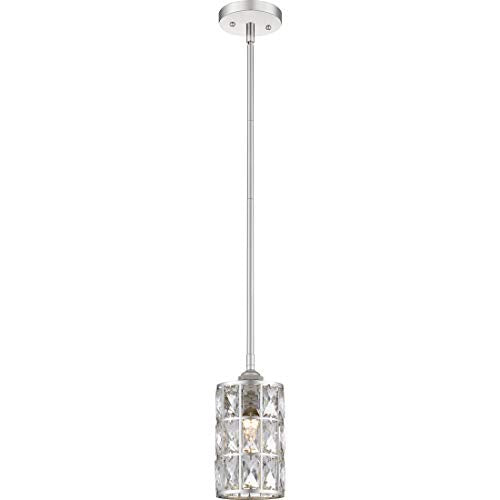 Quoizel QPP4046PK Oliver One Light Mini Pendant, Polished Nickel Alternate Image.jpg