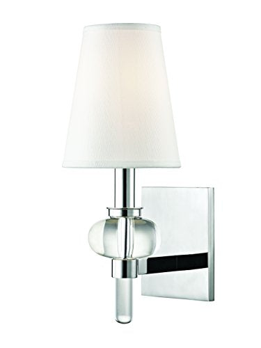 Hudson Valley 1900-PC Luna One Light Wall Sconce, Polished Chrome Alternate Image.jpg