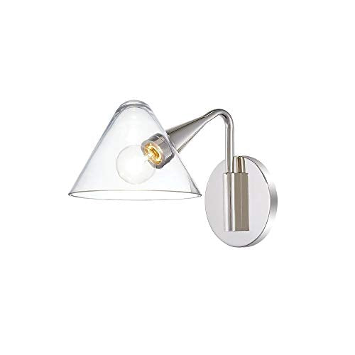 Mitzi H327101-PN Isabella One Light Wall Sconce, Polished Nickel Alternate Image.jpg