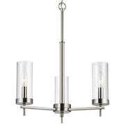 Visual Comfort Studio 3190303-962 Zire Three Light Chandelier, Brushed Nickel Alternate Image.jpg