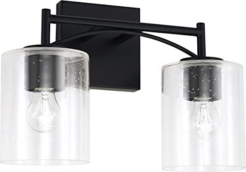 Capital Lighting 142021MB-510 Peyton Two Light Vanity, Matte Black Alternate Image 4.jpg