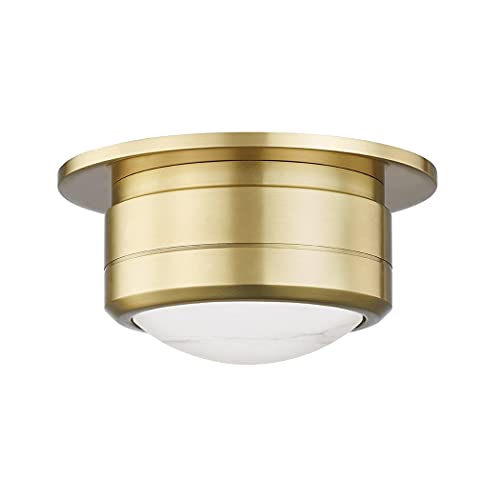 Hudson Valley 8007-AGB Greenport LED Flush Mount, Aged Brass Alternate Image.jpg