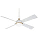 Minka-Aire F623L-WHF/SBR Orb LED 54" Ceiling Fan, Flat White Alternate Image.jpg