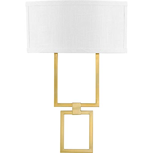 Progress P710054-109-30 LED Shaded Sconce Collection Brushed Bronze One-Light Square Wall Sconce Alternate Image.jpg