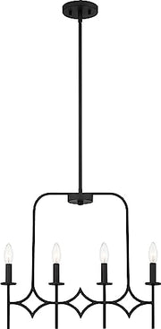Minka-Lavery 5037-66A Muncie Four Light Island Pendant, Coal Alternate Image.jpg