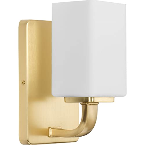 Progress P300368-012 Cowan Collection One-Light Modern Satin Brass Etched Opal Glass Bath Vanity Light Alternate Image.jpg