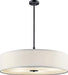 Kichler 42196BK Five Light Pendant, Black Alternate Image 4.jpg