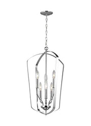 Generation Lighting 5134906EN-05 Romee Six Light Hall / Foyer, Chrome Alternate Image.jpg