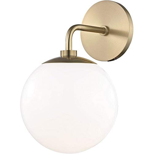 Mitzi H105101-AGB Stella One Light Wall Sconce, Aged Brass Alternate Image.jpg