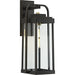 Progress P560287-020 Walcott Collection  One-Light  Antique Bronze with Brasstone Accents Clear Glass Transitional Outdoor Wall Lantern Light Alternate Image.jpg