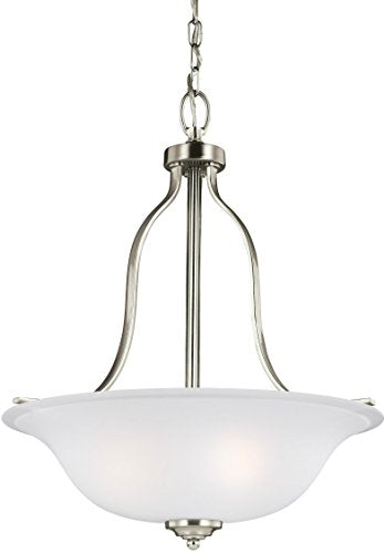 Generation Lighting 6639003EN3-962 Emmons Three Light Pendant, Brushed Nickel Alternate Image.jpg