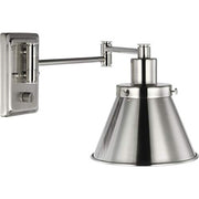 Progress P710085-009 Hinton Collection Brushed Nickel Swing Arm Wall Light Alternate Image.jpg