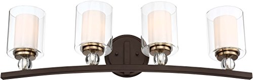 Minka-Lavery 3080-416 Studio 5 Four Light Bath, Painted Bronze W/Natural Brush Alternate Image.jpg