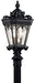 Kichler 9558BKT Tournai Three Light Outdoor Post Mount, Textured Black Alternate Image.jpg