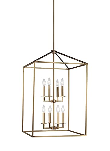 Generation Lighting 5115008EN-848 Perryton Eight Light Hall / Foyer, Satin Brass Alternate Image.jpg