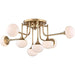 Hudson Valley 4708-AGB Fleming LED Semi Flush Mount, Aged Brass Alternate Image.jpg