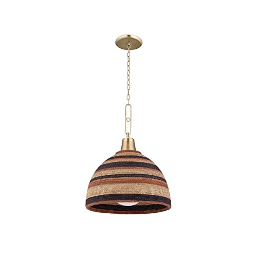 Hudson Valley 9320-AGB Lido Beach One Light Pendant, Aged Brass Alternate Image.jpg