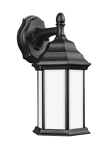 Generation Lighting 8338751EN3-12 Sevier One Light Outdoor Wall Lantern, Black Alternate Image.jpg
