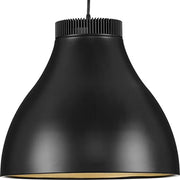 Progress P500373-31M-30 Radian LED Collection  Modern Matte Black Metal Pendant Alternate Image.jpg