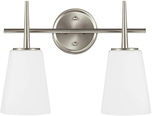 Generation Lighting 4440402EN3-962 Driscoll Two Light Wall / Bath, Brushed Nickel Alternate Image.jpg