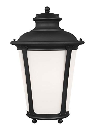 Generation Lighting 88244EN3-12 Cape May One Light Outdoor Wall Lantern, Black Alternate Image.jpg