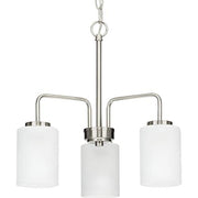 Progress P400274-009 Merry Collection Three-Light Brushed Nickel and Etched Glass Transitional Style Chandelier Light Alternate Image.jpg