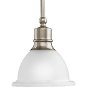 Progress P5078-09 Madison Collection One-Light Brushed Nickel Etched Glass Traditional Mini-Pendant Light Alternate Image.jpg