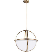 Generation Lighting 6624603-848 Alturas Three Light Pendant, Satin Brass Alternate Image.jpg
