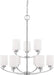 Capital Lighting 415291BN-338 Dixon Nine Light Chandelier, Brushed Nickel Alternate Image.jpg