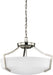 Generation Lighting 7724503EN3-962 Hanford Three Light Semi-Flush Convertible Pendant, Brushed Nickel Alternate Image.jpg