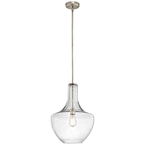 Kichler 42046NICS Everly One Light Pendant, Brushed Nickel Alternate Image.jpg