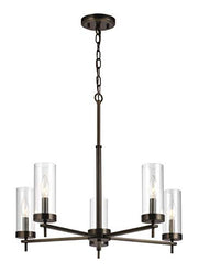 Visual Comfort Studio 3190305-778 Zire Five Light Chandelier, Brushed Oil Rubbed Bronze Alternate Image.jpg