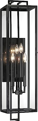 Minka-Lavery 73332-66A Knoll Road Four Light Outdoor Wall Mount, Coal Alternate Image.jpg