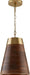 Capital Lighting 330314WR Dodd One Light Pendant, Dark Wood and True Brass Alternate Image.jpg