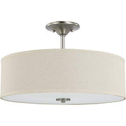 Progress P350168-009 Inspire Collection Brushed Nickel Three-Light 18" Semi-Flush Mount Alternate Image.jpg