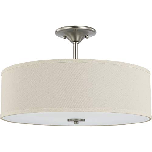 Progress P350168-009 Inspire Collection Brushed Nickel Three-Light 18" Semi-Flush Mount Alternate Image.jpg