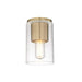 Mitzi H135501-AGB Lula One Light Flush Mount, Aged Brass Alternate Image.jpg